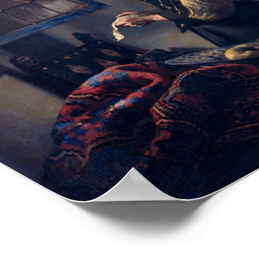 Girl Reading Letter by Open Window | Vermeer | Poster (Hoek)