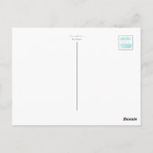 Girl Reading Watercolor Illustration Briefkaart (Achterkant)