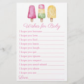 Girl Ready to Pop Summer Baby shower (Voorkant)