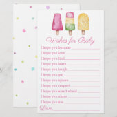 Girl Ready to Pop Summer Baby shower (Voorkant / Achterkant)