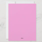 Girl Reindeer Letter van Santa Persoonlijk Feestdagenkaart (Achterkant)