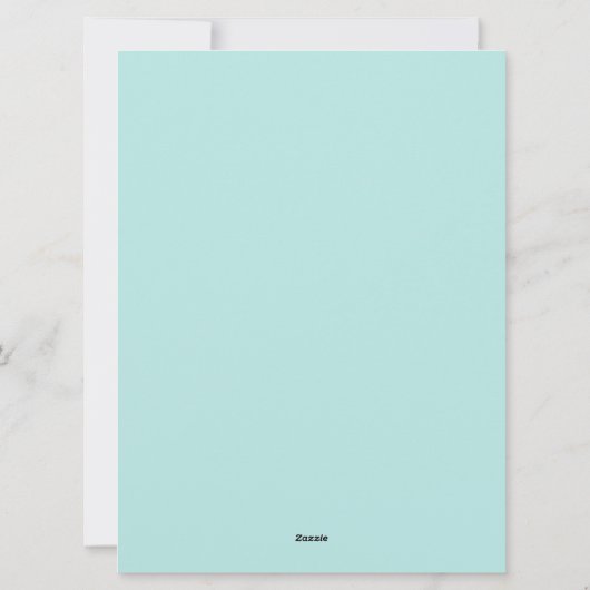 Girl Reindeer Letter van Santa Persoonlijk Feestdagenkaart (Achterkant)