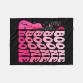 Girl Retro Boone Groovy Flower First Name D 80's  Fleece Deken (Voorkant (Horizontaal))