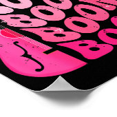 Girl Retro Boone Groovy Flower First Name D 80's  Poster (Hoek)