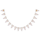 Girl Retro Little Pumpkin Birthday Bunting Vlaggetjes (Alle)
