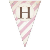 Girl Retro Little Pumpkin Birthday Bunting Vlaggetjes (Tweede vlag)