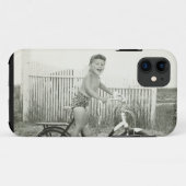 Girl Riding Bicycle Case-Mate iPhone Case (Achterkant (horizontaal))