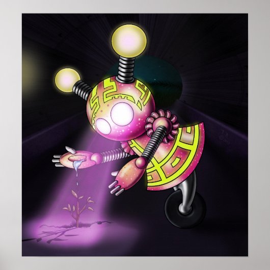 Girl Robot Poster (Voorkant)