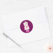 Girl Robot Stickers (Envelop)