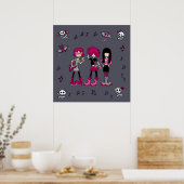Girl rock band poster (Keuken)