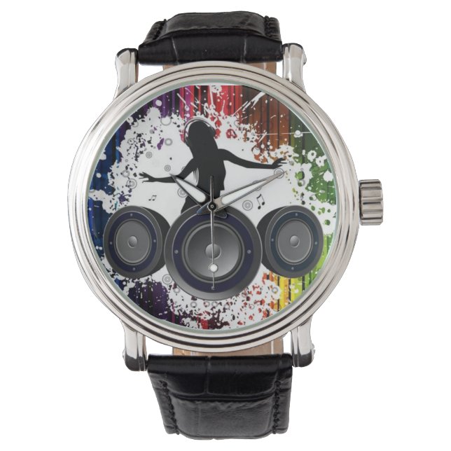 Girl Rocker Horloge (Voorkant)