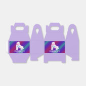 Girl Roller Skating Birthday Let's Roll Bedankdoosjes (Uitgevouwen)