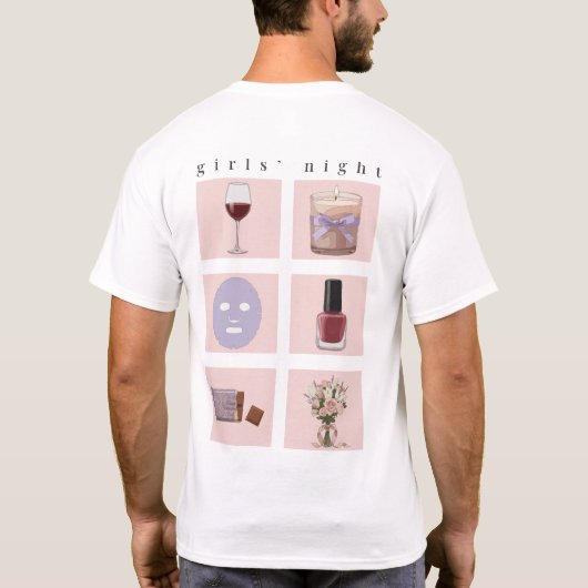 Girl’s Nights Aesthetic Shirt  (Achterkant)