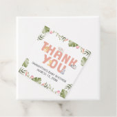 Girl Safari Animal Baby Shower  Bedankjes Labels (In situ)