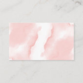 Girl Safari Animal Baby shower Diaper Raffle Informatiekaartje (Achterkant)