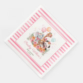 Girl Safari Animals Servet (Hoek)