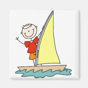 Girl Sailing Magnet