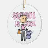 Girl School is Cool Keramisch Ornament (Links)