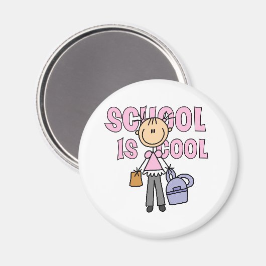 Girl School is Cool Magneet (Voorkant / Achterkant)