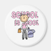 Girl School is Cool Magneet (Voorkant)