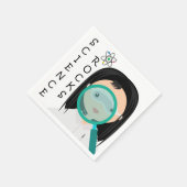 Girl Science Rocks Party Wegwerp Papieren servette Servet (Hoek)