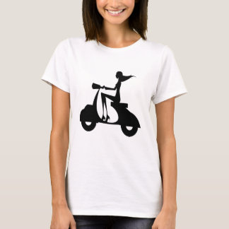 Girl Scooter 1 T-shirt