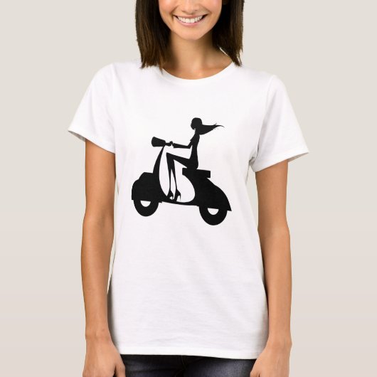 Girl Scooter 1 T-shirt (Voorkant)