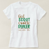 Girl Scout Cookie Dealer Custom T-shirt (Design voorkant)