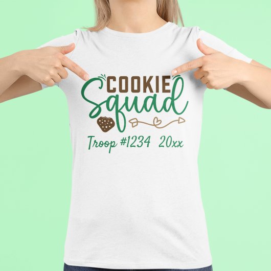 Girl Scout Cookie Squad Custom T-shirt