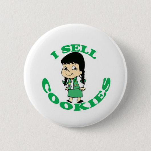 Girl Scout Cookies Ronde Button 5,7 Cm (Voorkant)