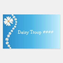 Girl Scout Daisy Rechthoekige Sticker