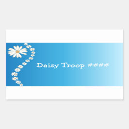 Girl Scout Daisy Rechthoekige Sticker