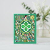 Girl Scout Eer Beterschap op Award Ster Car Briefkaart (Staand voorkant)