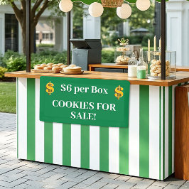 Girl Scout Groene Dollarteken Koekje Te Koop Spandoek