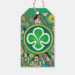 Girl Scout Honor gefeliciteerd met Award Star Car Cadeaulabel