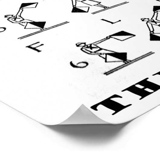 Girl Scouts Semaphore Chart Poster (Hoek)