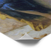 Girl Sewing, Bouguereau Poster (Hoek)