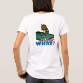 Girl Shooting Pool T-shirt (Achterkant)