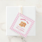 Girl Short Stack Pannenkoek Verjaardag Bedankt Bedankjes Labels (In situ)