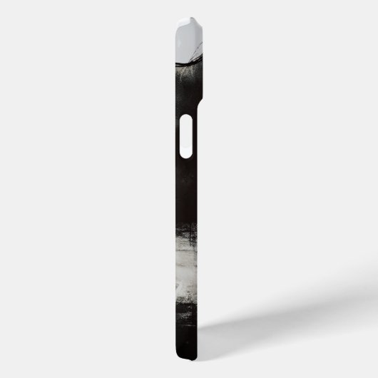 Girl Silhouette Schilderachtig monochrome fotograf Case-Mate iPhone Case (Achterkant / Rechts)