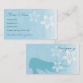 Girl Silhouette Series Visitekaartje (Voorkant / Achterkant)