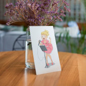 Girl Singing Kaart