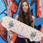 Girl Skateboard Monogram en naam<br><div class="desc">Dit Girl Skateboard Monogram en Name is het perfecte geschenk voor elke keer. Deze sjabloon kan met uw favoriete doopvont, kleur, en tekst worden gepersonaliseerd om uw kunstwerk uniek te maken. Blader naar beneden nadat u uw aankoop hebt gedaan en klik op "Details", waar u geavanceerde bewerkingsopties vindt om dit...</div>