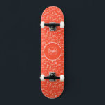 Girl Skateboard Monogram en naam<br><div class="desc">Maak dit Girl Skateboard Monogram en noem je eigen door jouw tekst toe te voegen. Als u toegang wilt krijgen tot geavanceerde bewerkingsgereedschappen, gaat u naar "Deze sjabloon aanpassen" en klikt u op "Details", scrolt u naar beneden en drukt u op de link "Klik om verder aan te passen". Ideaal...</div>