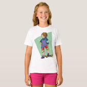 Girl Skateboarder T-Shirt (Voorkant volledig)