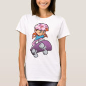 Girl Skateboarder T-shirt (Voorkant)