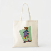 Girl Skateboarder Tote Bag (Voorkant)