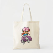 Girl Skateboarder Tote Bag (Voorkant)