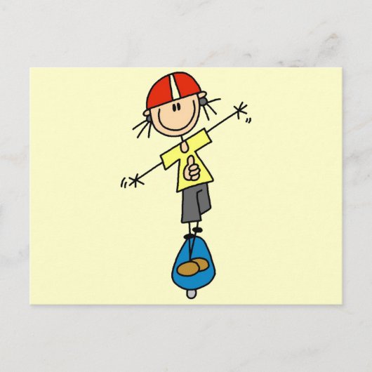 Girl Skateboarder Tshirts en Gifts Briefkaart (Voorkant)
