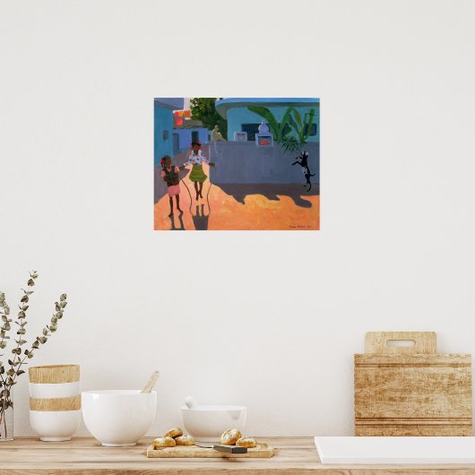 Girl Skipping 1995 Poster (Keuken)